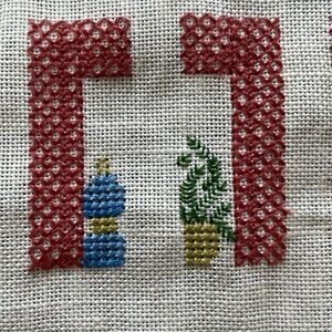 Embroidery cross-stitch starter